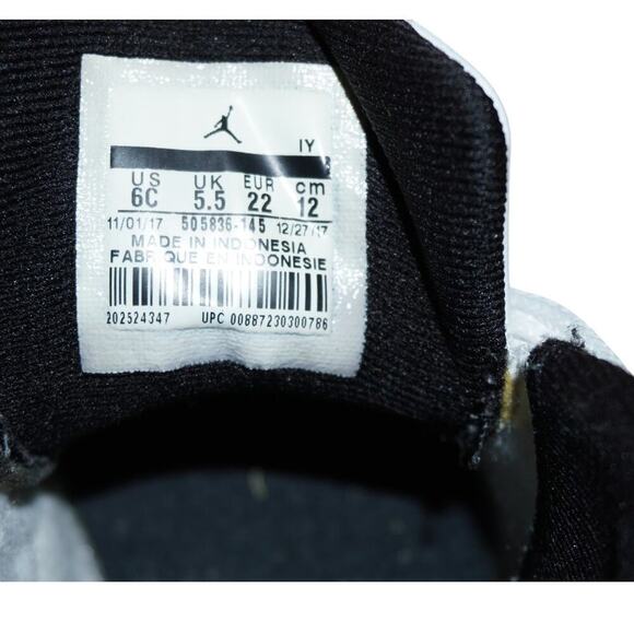 Jordan 11 Retro Concord Toddler Shoes – Size 6C – 2017 OG Release - Picture 6 of 8